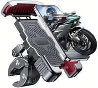 Support Téléphone Moto pour XL Ironhead/XLCR/XL Evolution Evo / XL883N, Smartphone Rotatif à 360° Libération Absorption Chocs Antidérapante Accessoires Motos