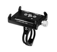 Support Téléphone Moto Support de téléphone Universel pour vélo et Moto, Clip de Fixation pour Guidon, pour Smartphone de 3,5 à 6,2 Pouces(Black)