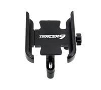 Support Téléphone Moto Support Telephone Scooter Support Téléphone pour Rétroviseur Moto avec Rotation à 360°pour Yamaha TRACER9 Tracer9 TRACER Tracer9 2023 Rétroviseur de moto-Handlebar Black