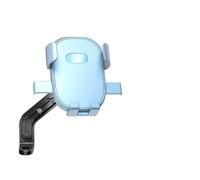 Support téléphone Moto vélo rétroviseur Rotation 360° Antichoc antidérapant avec Verrouillage sécurisé en Une Seconde et Angle de Vue réglable (Bleu)