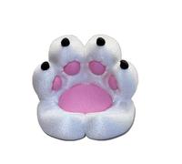 Support téléphone patte de chat mignonne, accessoire décoratif pour maison, bureau et chambre étudiante, convient aux tablettes et téléphones portables pour regarder des vidéos, blanc et rose