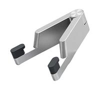 Support téléphone Portable Pliable en Alliage métallique léger et Stable Support de téléphone Portable de Bureau pour Maison Bureau Voyage Noir Argent Orange (Alliage - Argent)