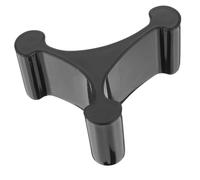 Support Téléphone Portable Triangulaire Noir en Pp pour Bureau et École | Stable, Facile à Ranger Transporter, Design Triangle Anti-basculement