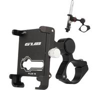 Support Téléphone Portable Vélo Moto, Support Smartphone Vélo, Alliage D'aluminium 360° Réglage Rotatif Universel Guidon Vélo (Pour Téléphone 3.5""-7.2"" Pouces)[Z336]