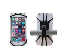 Support Téléphone pour Guidon de Vélo Réglable Silicone Compatible avec iPhone 12 Mini/12/11 Pro Max/XS/XR/8, Samsung et d'autres Appareils 4,5-6,5 Pouces, Idéal pour VTT Moto