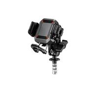 Support Téléphone pour Mini Moto Amortisseur Vibrations Système Antivol Guidon, Déverrouillage 1 Seconde, Compatible avec Vélos, Scooters Quads.