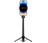 Support Téléphone pour Vidéos - Support Pliable pour Portable | avec Télécommande sans Fil, Rotation 360 Degrés et Support Antidérapant pour Vidéo et Streaming en Direct