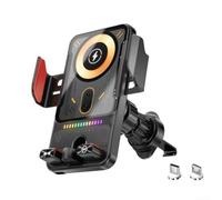 Support Téléphone pour voiture 66W Chargeur Fil 15W Support Téléphone(Black)