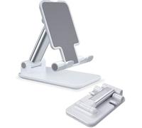 Support Téléphone/Tablette avec Hauteur et Angle Réglable, Portable Support Téléphone/Tablette pour iPhone 11 Pro/X/XS/XR, Samsung.