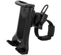 Support Téléphone / Tablette Guidon Fixation Bracelet Rotatif à 360° Noir