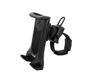 Support Téléphone / Tablette Guidon Fixation Bracelet Rotatif à 360° Noir