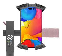 Support Telephone trotinette Electrique Large compatibilite avec Les Smartphones jusqu'a 7,5" et Tout Type de Guidon Assemblage Facile et sûr Parfait pour Les Voyages urbains et d'aventure