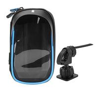 Support Téléphone Vélo Étanche, Pochette Rigide pour Cadre, 6 - 7 Pouces, Rotation 360°, Protection Antichoc - Zipper Imperméable Laminé, Compatible Applications GPS, Cyclisme (Support Type A-coque