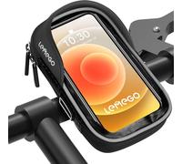 Support Téléphone Vélo Etanche Réfléchissant,Sacoche Guidon Cadre Vélo Vtt,Rotation 360° Avec Espace Rangement Ecran Tactile Pour Smartphone Sous 6.8 Pouces