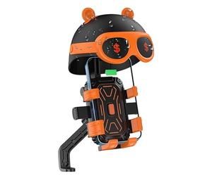 Support Téléphone Vélo | Fixation Guidon Résistante aux Intempéries | Support Téléphone Avec Pare-- Pour Navigation Appels Enregistrement De Vidéos Route Balade Urbaine Trajets Domicile-Travail Voyage