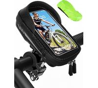 Support Telephone Velo Moto Etanche Sacoche Guidon Vélo Vtt Rotation 360 Ecran Tactile Pour Smartphone 4.7-6.5 Pouces Avec Housse De Pluie Porte Téléphone Vélo Moto Trottinette Cyclisme