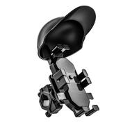 Support Telephone Velo Moto Support De Navigation pour Vélo Électrique Petit Casque Pare-Soleil Poignée De Moto Support Téléphone Parapluie De Vélo Étanche(1)