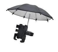 Support Telephone Velo Moto Support De Téléphone Portable pour Moto avec Parapluie Étanche Antichoc Mains Libres Antidérapant(Wide-Handlebar Style)