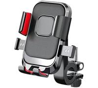 Support Téléphone Vélo pour Trek FX 3 Equipped 2020, Rotation 360° Pince Guidon Universel Rapide Porte Accessoires Cycliste Soutien,A Red