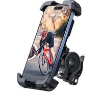 Support Téléphone Vélo, Support Téléphone Moto - Support pour Guidon, 360° Rotation pour iPhone 16/15/14/13/12/11 Pro Max/Plus/Mini