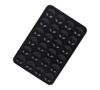 Support Téléphone Ventouse Silicone Magnétique - 5,9x8,5cm Grip Selfie avec Sticker Magnétique, Réglable Amovible pour Vidéos Voyage Voiture Douche Salle De Sport, Noir & Blanc