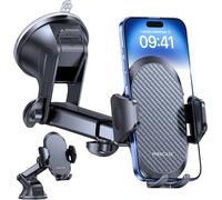 Support Téléphone Voiture [2024 Ventouse Puissante] Porte Telephone Voiture Tableau De Bord,Rotation 360° Portable Voiture Pour Iphone Compatible Avec 4-7.2"" Smartphone(Q77)