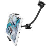 Support Téléphone Voiture,360 Support Ipad Tableau De Bord/Pare-Brise Pour Car,Support Telephone Ventouse,Compatible Pour Ipad,Iphone,Samsung Et Les Appareils De 4 À 11 Pouces