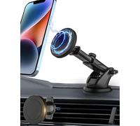 Support Telephone Voiture Aimanté[2 Pack], Tableau De Bord Pare-Br Support Telephone Voiture Magsafe Ventouse Et Fixation Ventilation Pour Iphone, Étui Magsafe & Tous Téléphone[Auto5134891]