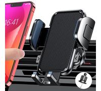 Support Telephone Voiture Bouche D'aération pour Renault Twingo II 2011-2014, Auto Universel Ventouse Réglable Support Rotation 360° et Un Bouton de Libération