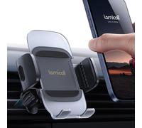 Support Téléphone Voiture De Grille D'aération, [Conception Translucide] Libération Rapide, Crochet En Métal, Porte Téléphone Voiture Pour Iphone 16 15 14 13 12, Huawei, 4-7¿ Smartphones