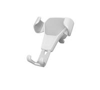 Support telephone voiture gravité induction pour grille d'aération - Blanc Blanc G