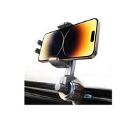 Support Téléphone Voiture - LISEN - Universel 4-7 pouces - Rotation 360° - Fixation Grille d'Aération - Noir