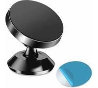 Support Telephone Voiture Magnétique Pour Tableau de Bord, Universel avec Rotation à 360° pour Tous Smartphones (iPhone, Samsung, Huawei, Xiaomi, Oppo, GPS, Coyotte etc...) Attache Téléphone Aimanté