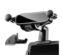 Support Téléphone Voiture - Panneau de Base de Style Miroir, Chambre de Serrage Flottante, Couche de Visualisation Anti-éblouissement, Module de Support de Console Portable | Pour Automobile Cockpit