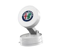 Support Téléphone Voiture pour Alfa Romeo 4C Spider, Magnetique Porte Téléphone Voiture Rotatif à 360 Portable Aimanté Telephone Voiture Accessoire,White