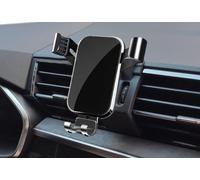 Support Téléphone Voiture pour Audi Q3 2019-2023, Super Stable Porte Telephone Voiture, Porte Téléphone Rotatif à 360 Degrés, Accessoires de Voiture,A Black