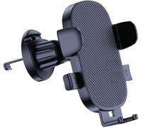 Support Téléphone Voiture pour Citroen C1 c1 Live Feel 2005-2023 Telephone Voiture Grille D'aération Support Accessoires Voiture,B/Carbon Fiber Black