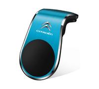 Support Telephone Voiture pour Citroen DS3 DS4 DS5 C4 aircross/C3 aircross /C5 aircross,Porte Telephone Voiture pour Bouches D'aération de Voiture Rotation à 360 ° Accessoire Voiture,Blue