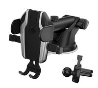 Support Telephone Voiture pour Dodge RAM 1500 2000-2018 2019 2020 2021 2022 2023 2024, Ventouse Puissante Porte Telephone Voiture Rotatif à 360 degrés Accroche Telephone Voiture Tableau de Bord