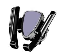 Support Téléphone Voiture pour Fiat Bravo 2008-2012, Bouche D'aération Porte Téléphone Voiture Porte Support Ventilation, Gun Gray