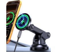 Support Telephone Voiture pour Magsafe【15W Charge Rapide】360°Rotation Support Téléphone Voiture Magnetique Chargeur Induction Voiture,3 en 1 Aimant Telephone Voiture pour iPhone17 Pro Max/16/15/14/13