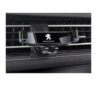 Support Téléphone Voiture pour Peugeot 308 2016-2024, Antidérapant et Stable,Accroche Portable Universel GPS Smartphones,A Black