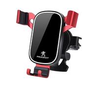 Support Telephone Voiture pour Peugeot Traveller Compact 2016-2023, Porte Téléphone Voiture Grille Aération Réglable Rotation 360° Un Bouton de Libération Socles Téléphone Portable Automobile