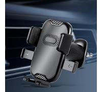 Support Téléphone Voiture pour VW Caddy California AB Bj.2021, Rotation 360° Portable Porte Telephone Support Grille d'aération Porte Téléphone Voiture Ventilation,Black