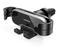UGREEN Support Téléphone Voiture Porte Portable Gravité Ventilation avec Rotation 360 Degrés Compatible avec iPhone 13 Pro Max Mini 12 11 X Se 8 Galaxy S21 Ultra S20 Note20 A12 A32 Redmi Note 10 Pro