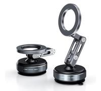 Support Telephone Voiture Ventouse, Support Magnetique Telephone Voiture Ventouse Puissante Grâce à la Technologie du Vide, Réglable à 360°, Convient pour Tableau de Bord, Pare-brise et Marbre
