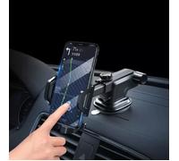 support téléphone voiture ventouse Universel GPS- Réglable 360°, Pour Smartphone iPhone Xs-XR Samsung s10 s9 Huawei P30 P20lite Xia