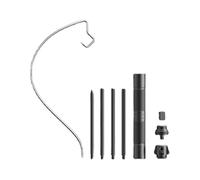 Support télescopique pour lumière | Trépied télescopique pliable d'extérieur | Poteau de lanterne portable pour smartphone, trépied de lampe antirouille pour appareils photo, lampes de pêche