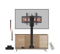 Support télescopique pour TV électrique - Support motorisé rotatif à 360° pour écrans LED de 26 à 70 pouces, installation d'armoire cachée, supporte jusqu'à 60 kg