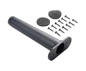 Support télescopique réglable en hauteur pour cadres de lit et structures de meubles avec renfort en acier et coque en plastique rigide (18-20 cm)